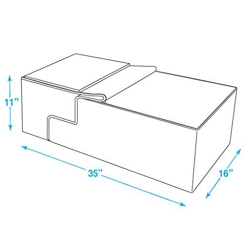 Gray Linen 4-Steps Foldable Pet Steps G732387