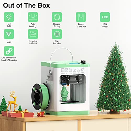3D Printer with Wi-Fi Cloud Printing, Auto Leveling, Heated Spring Steel Build Plate D6550