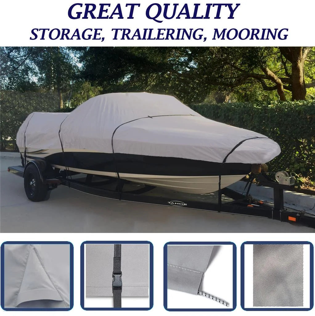 Boat Cover for Crestliner CX 1860 Bass O/B 2000-2005 L264