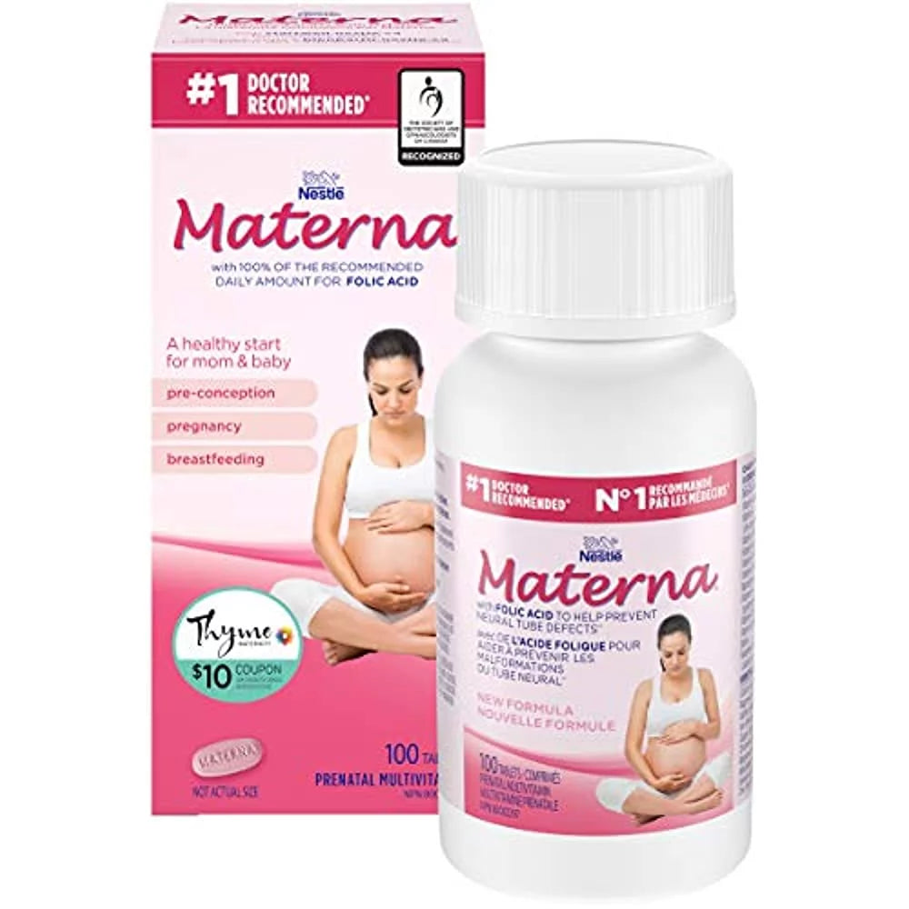 Prenatal Postpartum Vitamin & Mineral Supplement 100 Tablets V7094