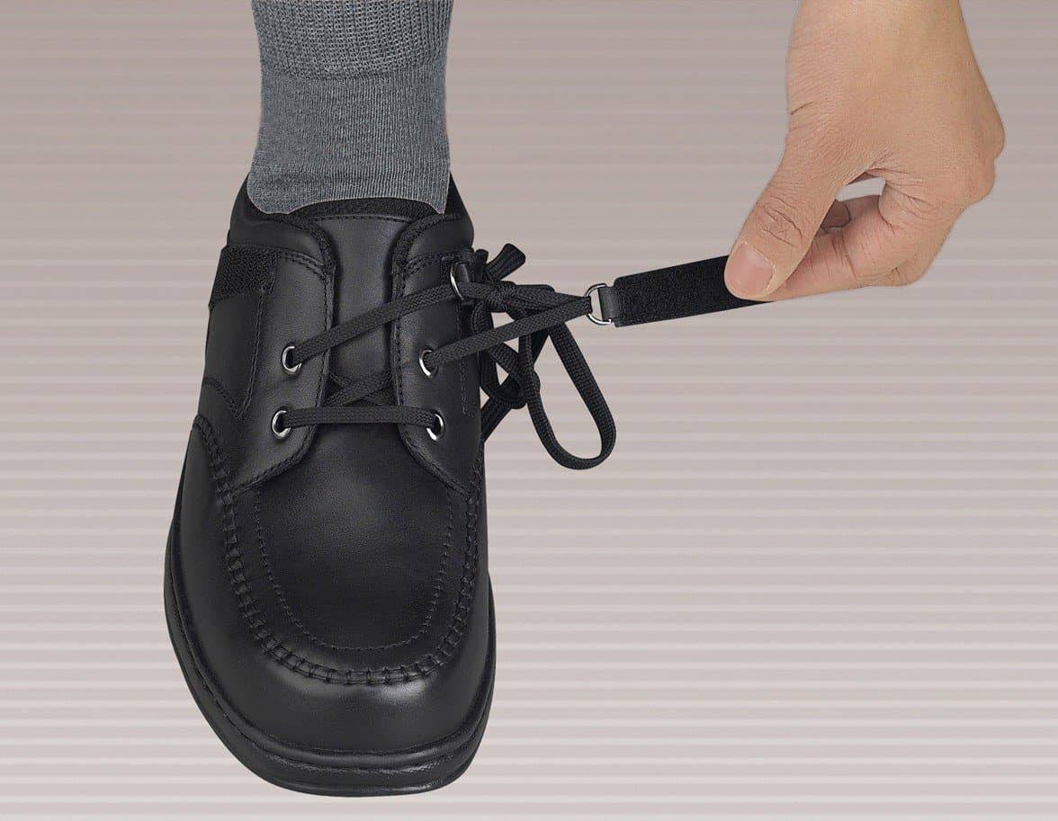 Black Leather Men&s Shoes D89147