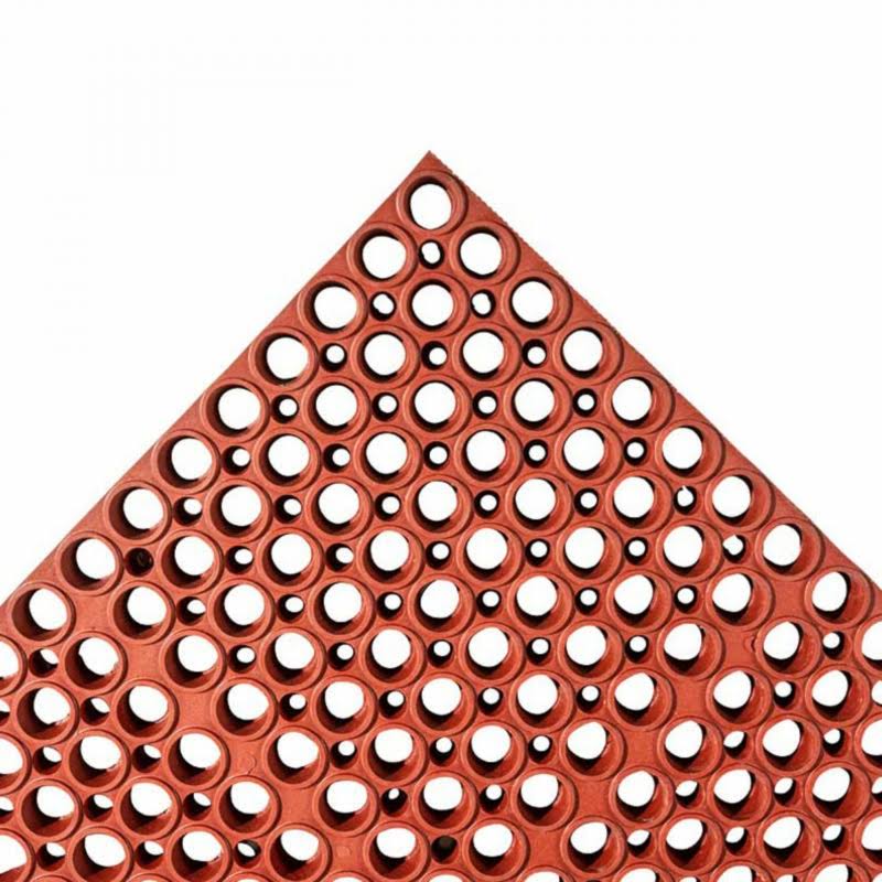 Red Drainage Anti-Fatigue Mat O993