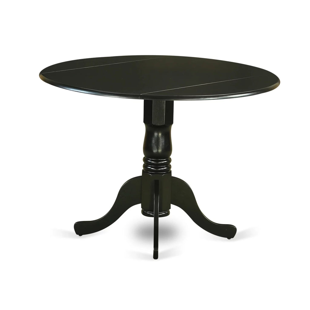 5 Piece Wood Dining Set with Leather Seat G457707