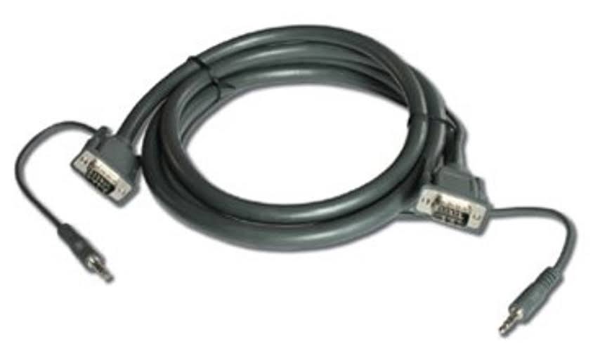 50ft 15-Pin HD + 3.5mm Stereo Audio Cable I1319