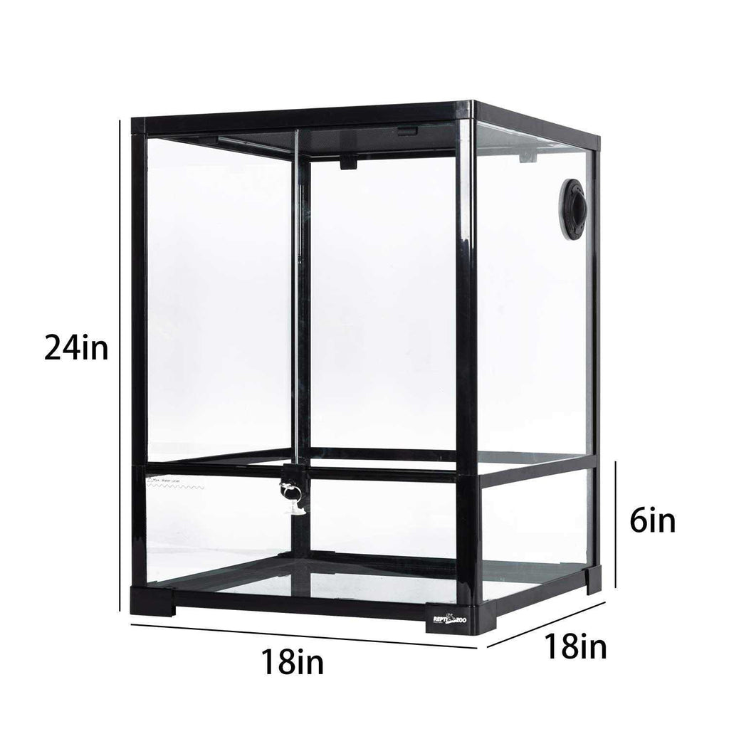 Reptile Glass Terrarium 18 x 18 x 24 T816