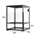 Reptile Glass Terrarium 18 x 18 x 24 T816