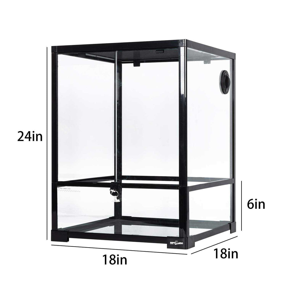 Reptile Glass Terrarium 18 x 18 x 24 T816