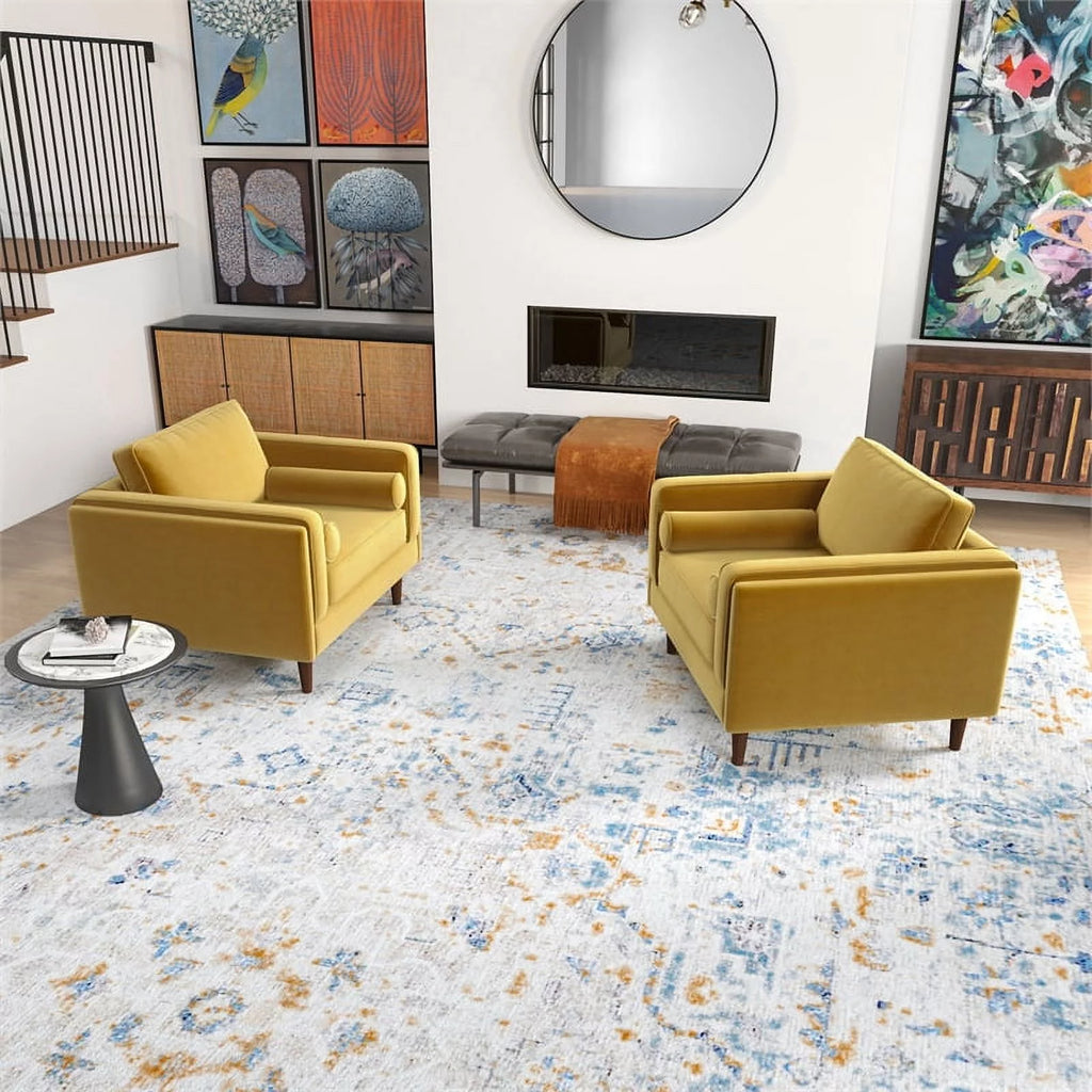 Velvet Lounge Chair Set of 2 B303918