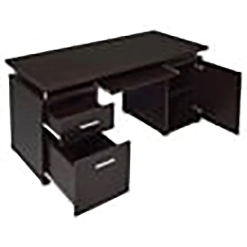 2-Drawer Contemporary Wood Computer Desk P841