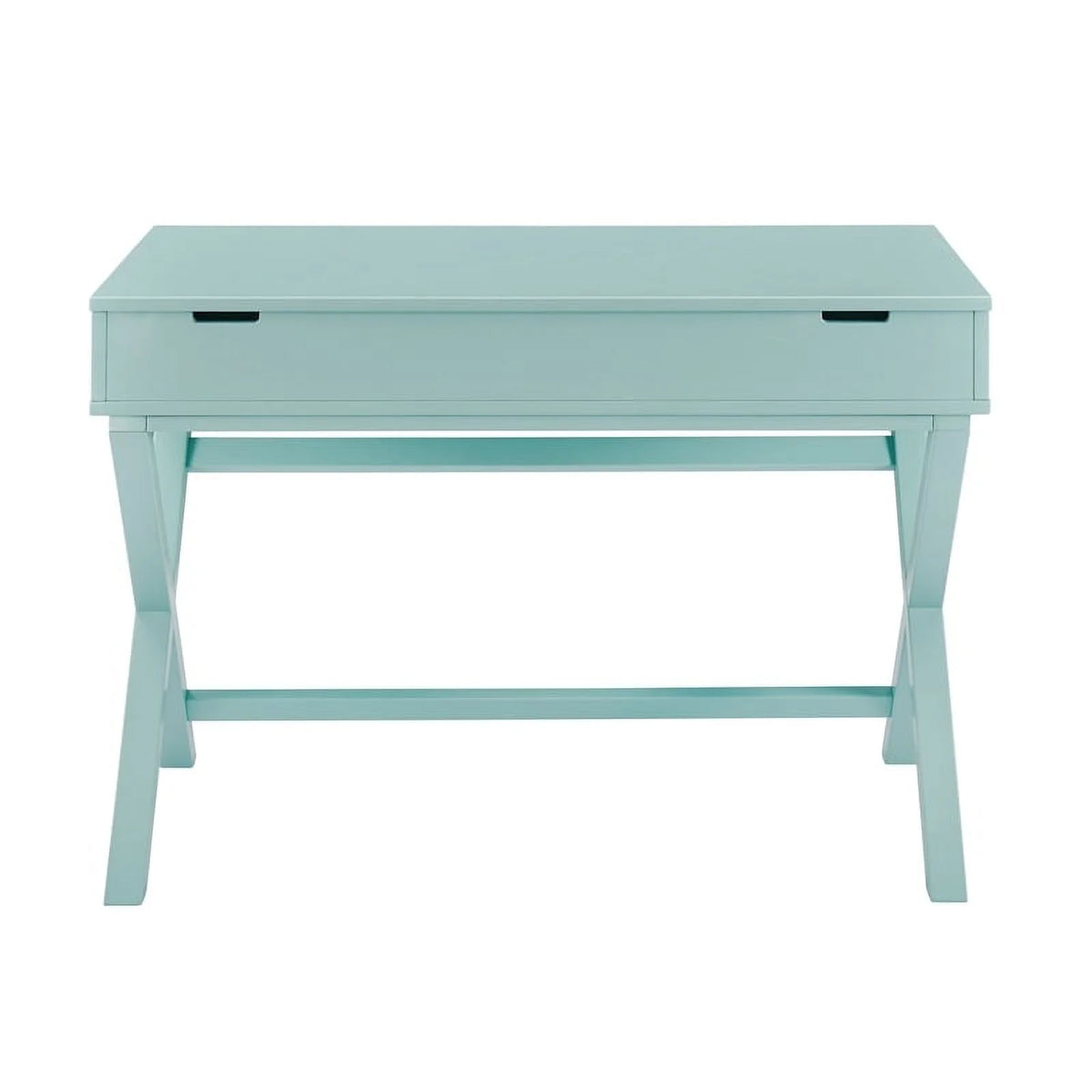 Turquoise Blue Wood Lift Top Desk M78336