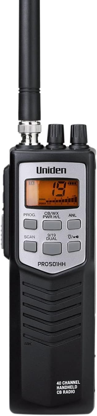 40 Channel Handheld CB Radio with Belt Clip And Strap R67777