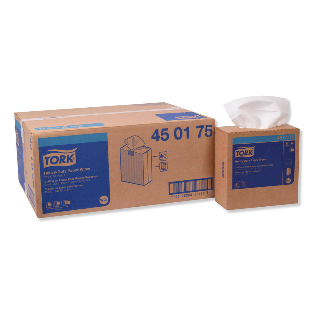 90 Wipes White Heavy-Duty Paper Wiper U70960