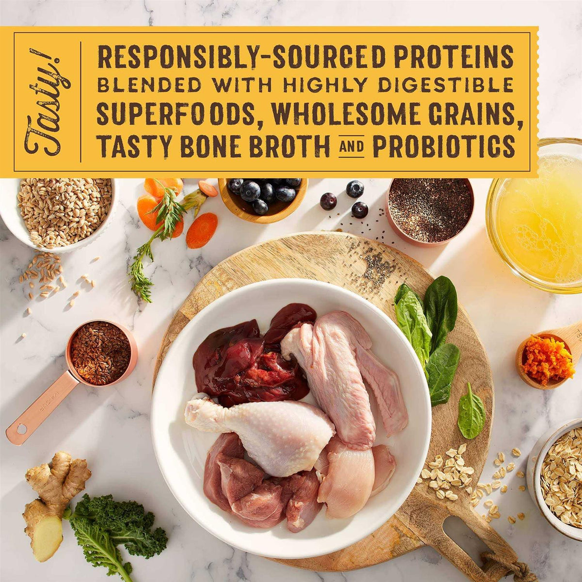 Cage Free Chicken & Duck Recipe with Superfoods S1854