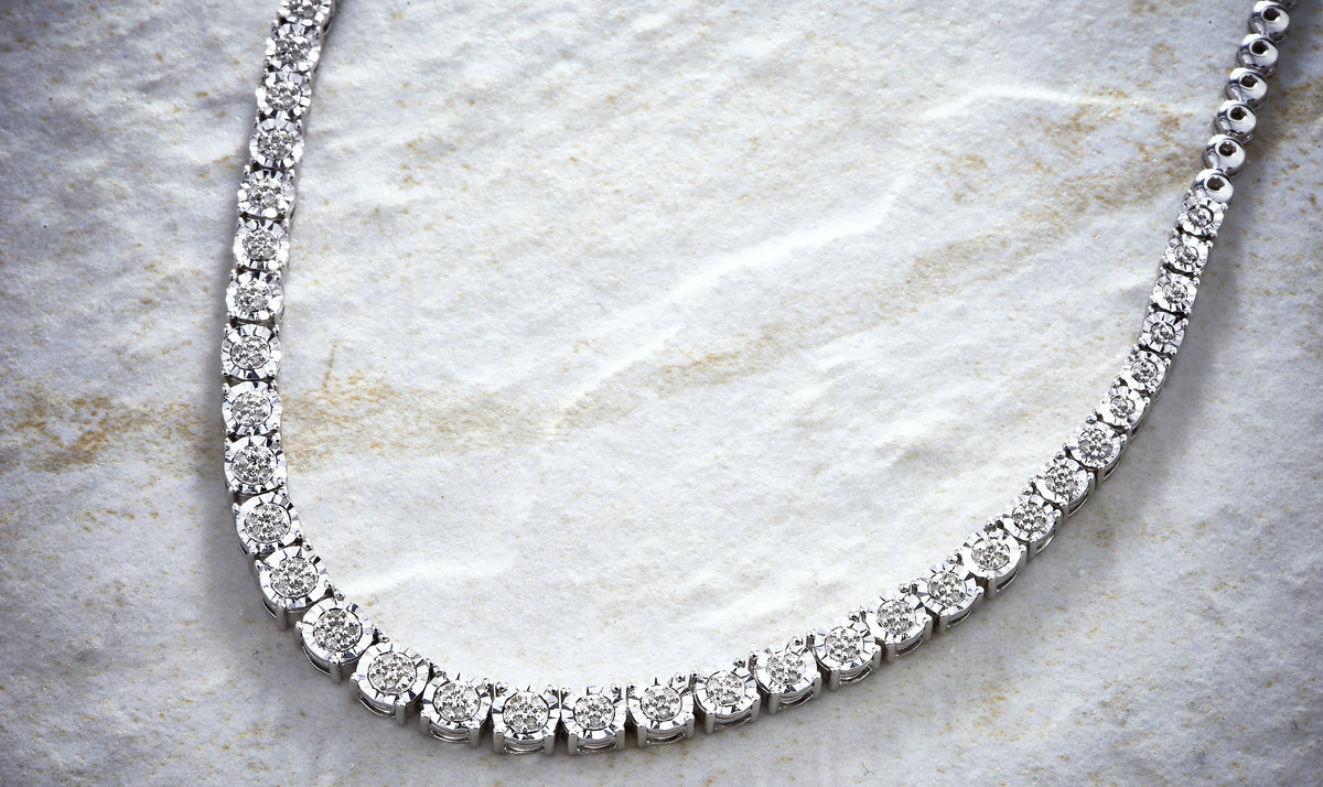 1/3 Carat T.W Diamond Sterling Silver Necklace U483584