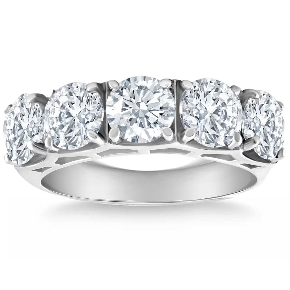 14K White Gold Lab Grown Diamond Wedding Ring M9764