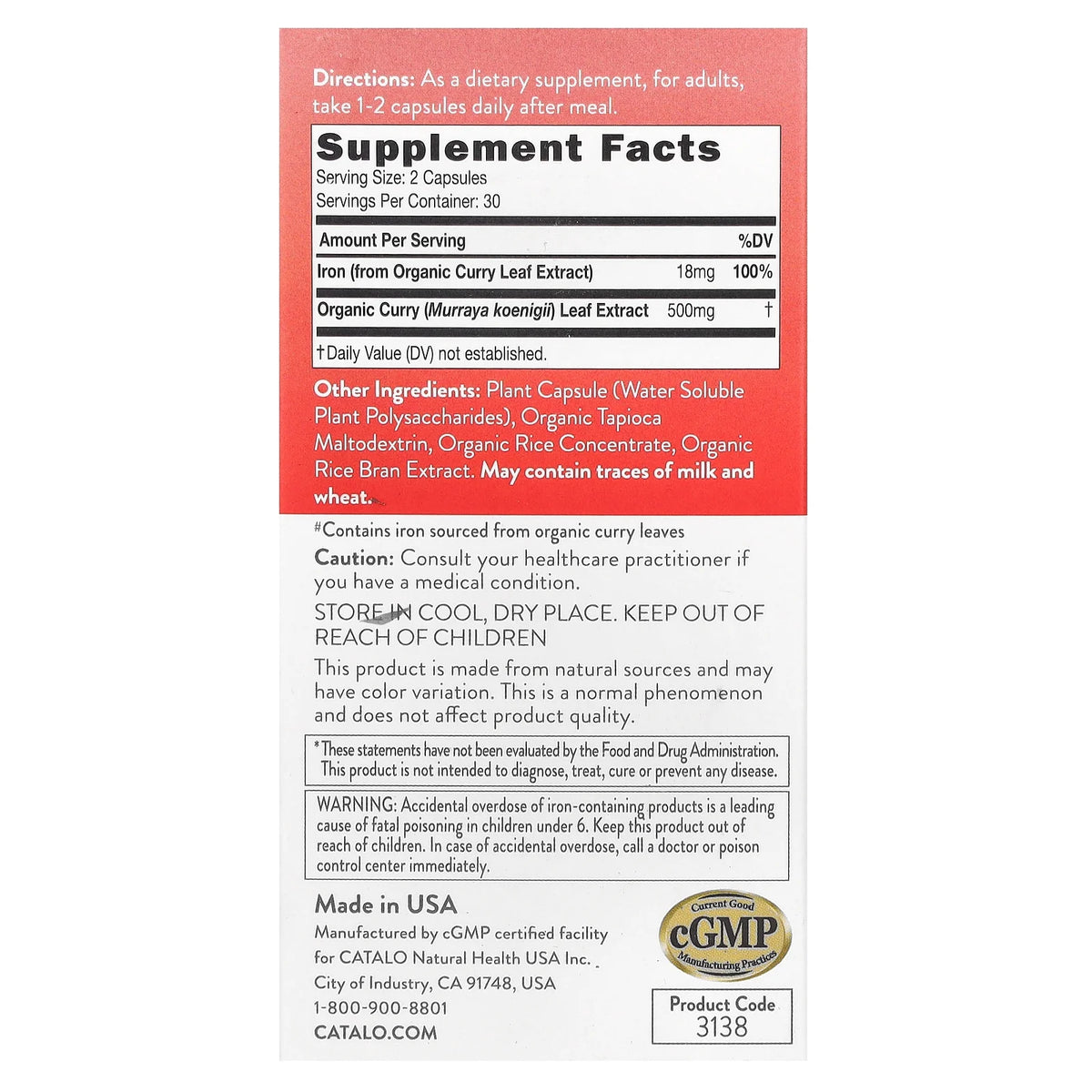 Women's Iron 60 Vegetarian Capsules N549