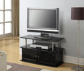 TV Stand with 2 Storage Cabinets and Shelf, Faux Birch T9841