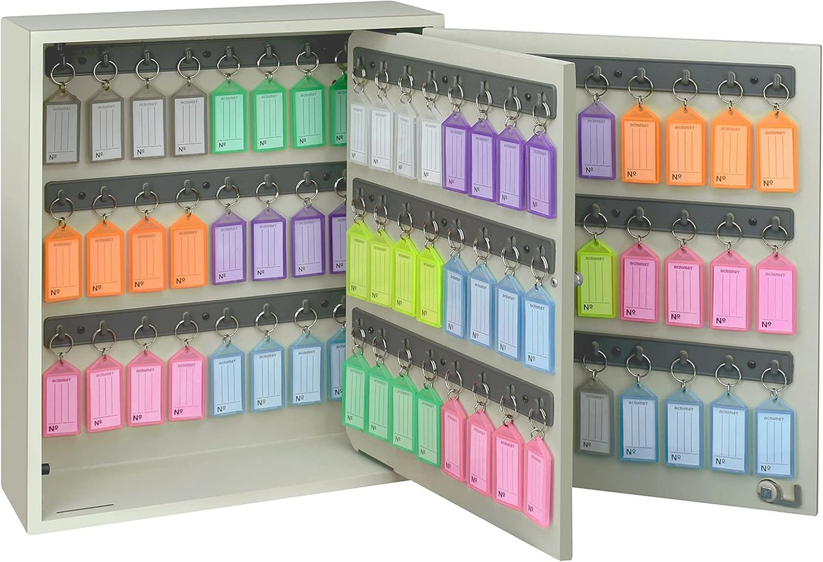 Beige 96 Positions Key Cabinet with Lock Y9260