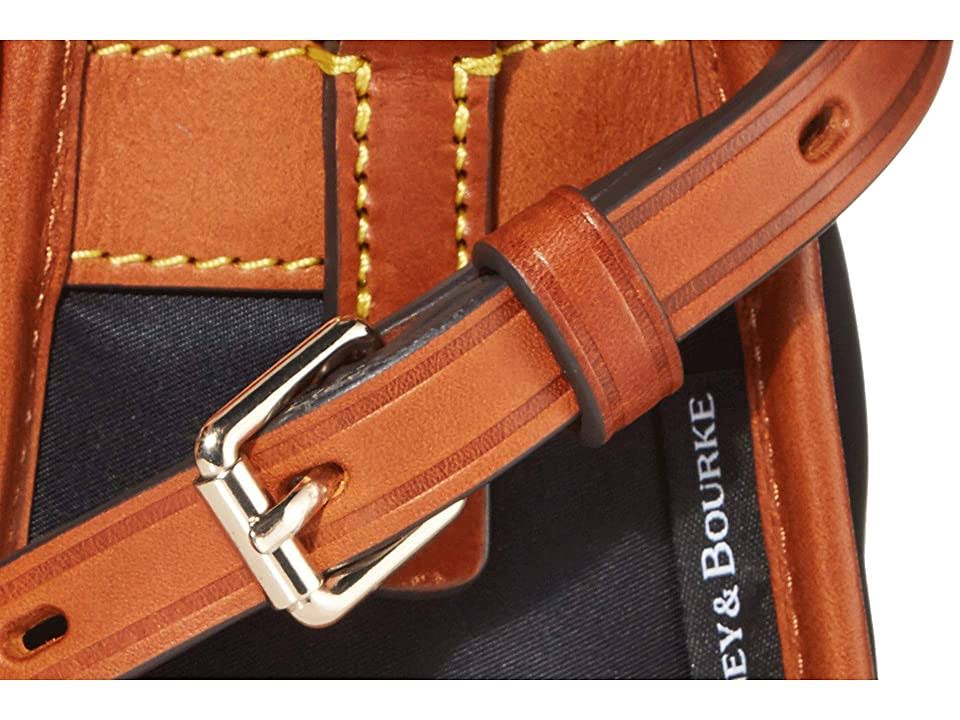 Black/Gold Nylon Zip Crossbody P57576