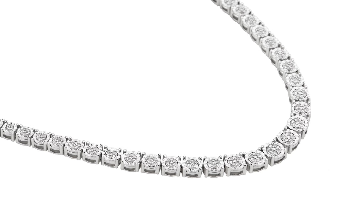 1/3 Carat T.W Diamond Sterling Silver Necklace U483584