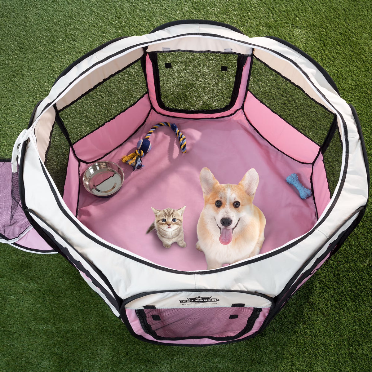 Pop-Up Dog Kennel with Carry Bag Y1070