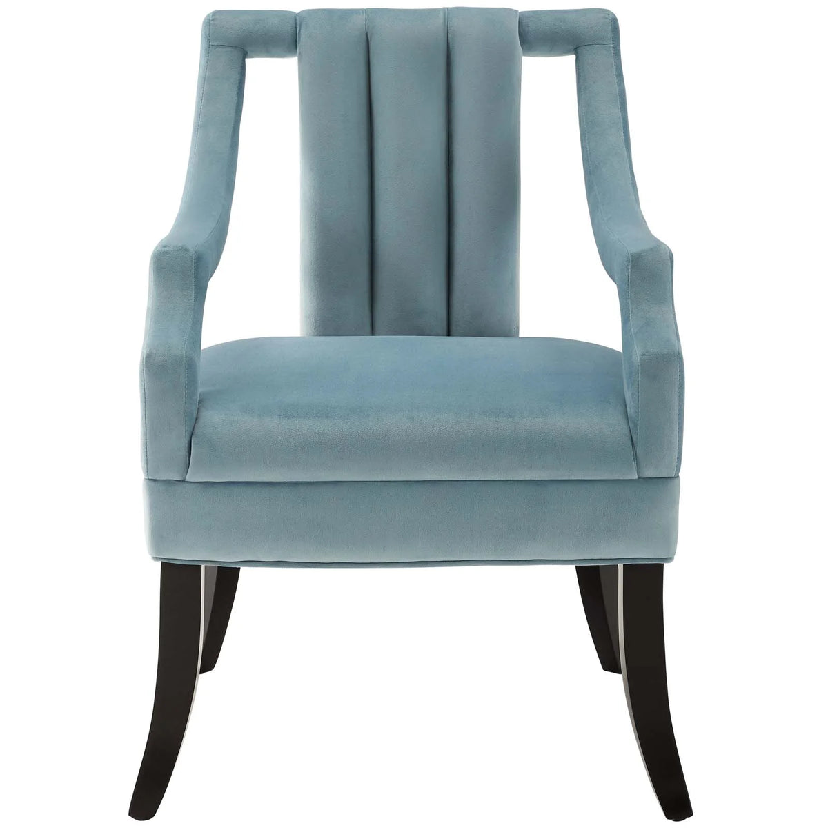 Light Blue Performance Velvet Accent Chair Set of 2 W111