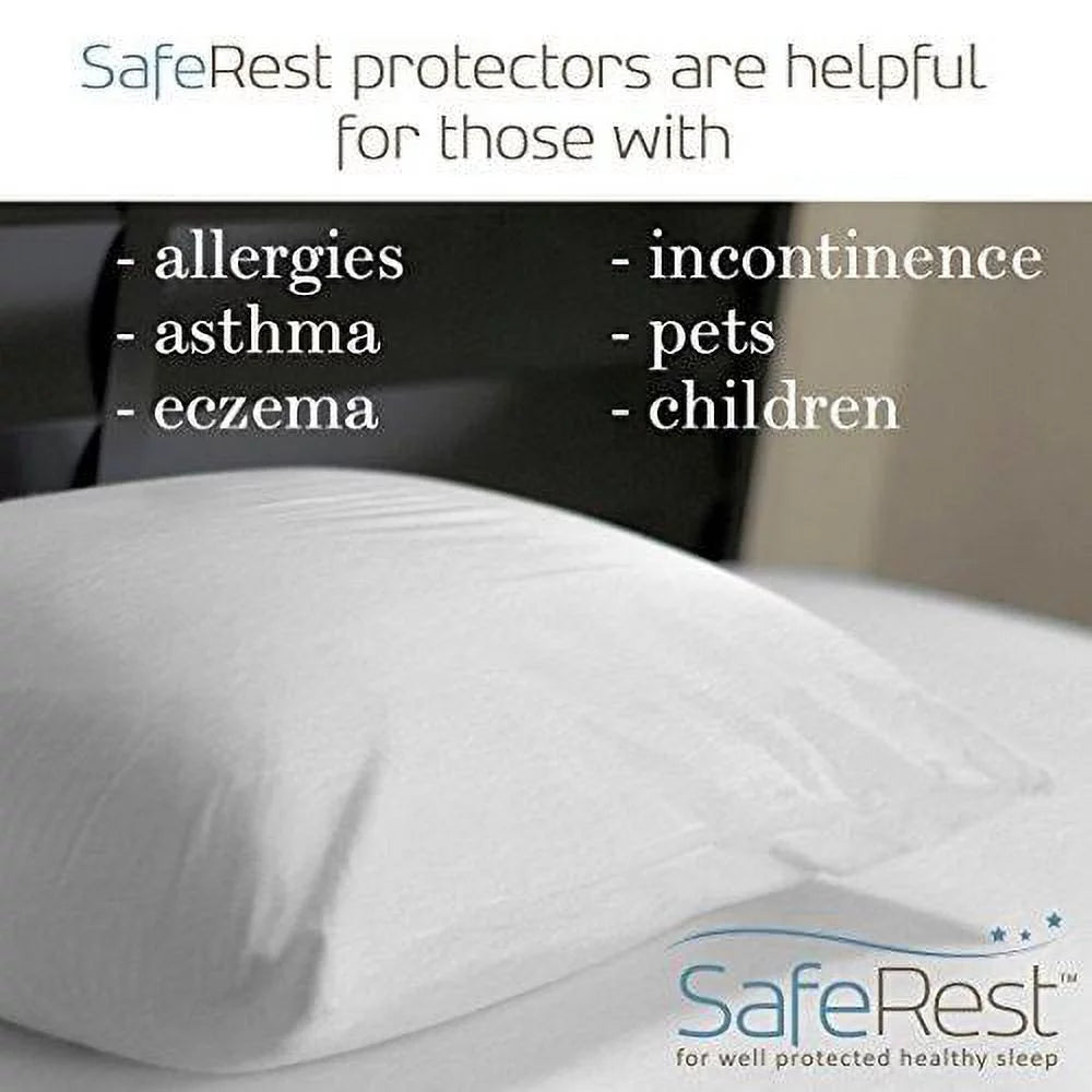 Hypoallergenic Waterproof Zippered Pillow Protector Standard Size D74414