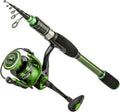 Collapsible Fishing Rod and Reel Combo with Carrier Bag J18630