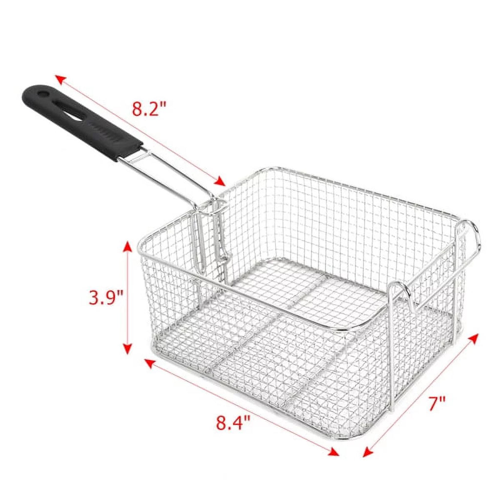 Stainless Steel Electric Double Tank Deep Fryer with Basket 6L K929265