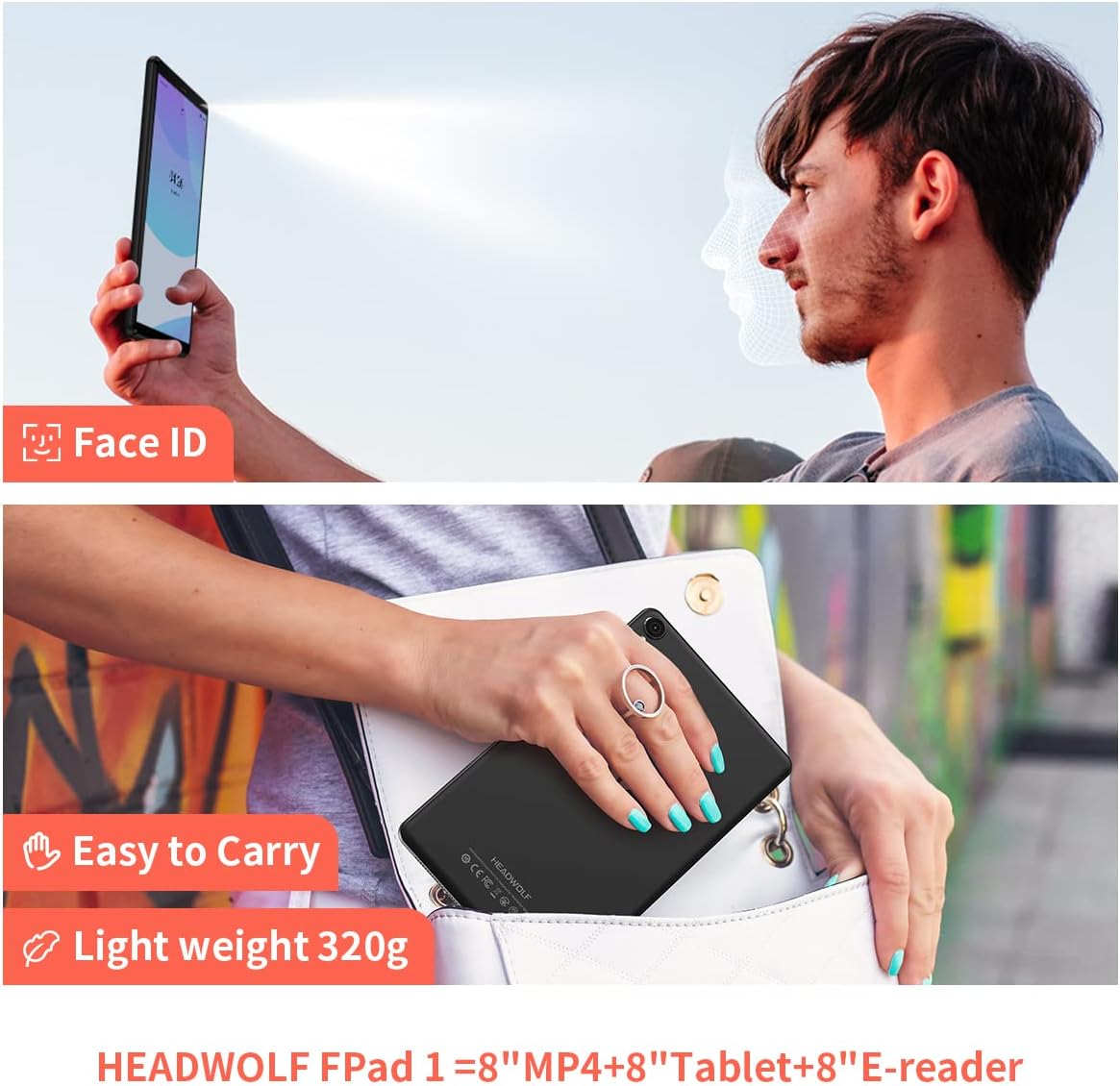 8 inch Android 11 Tablet, 3GB RAM 64GB ROM, 800 * 1280 HD Display R93718