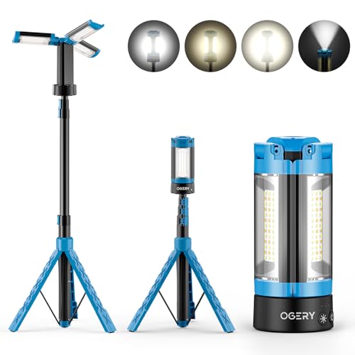 Rechargeable 10000mAh 2200 Lumens Dimmable Camping Light with Stand E37160