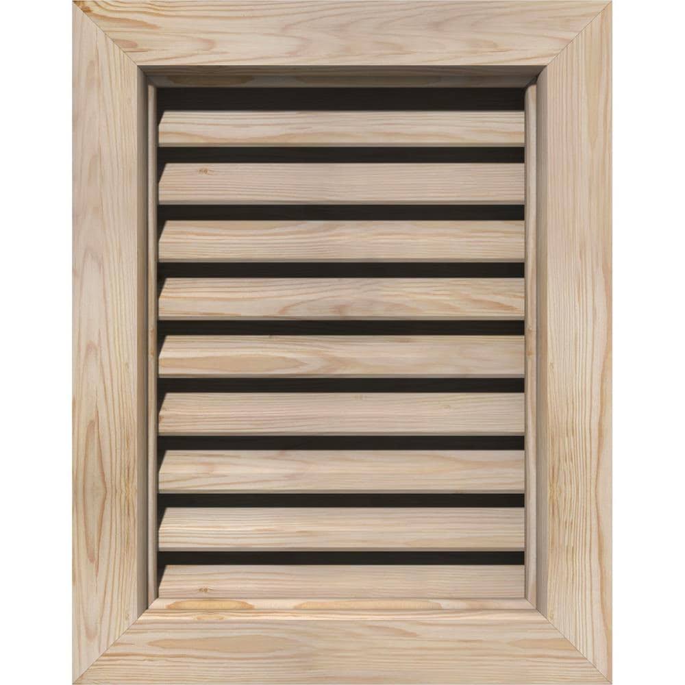 Unfinished Pine Gable Vent P92174
