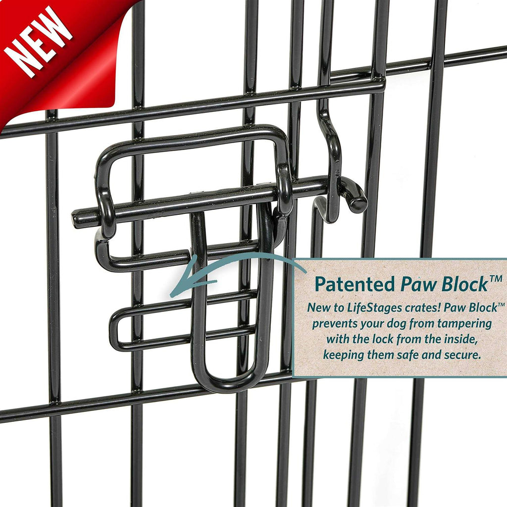 Black Single Door Dog Crate J691046