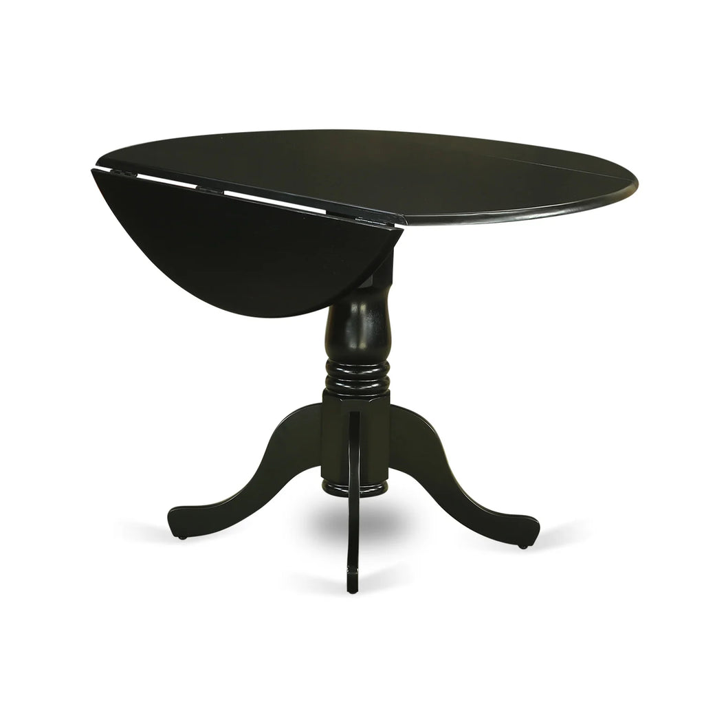 5 Piece Wood Dining Set with Leather Seat G457707