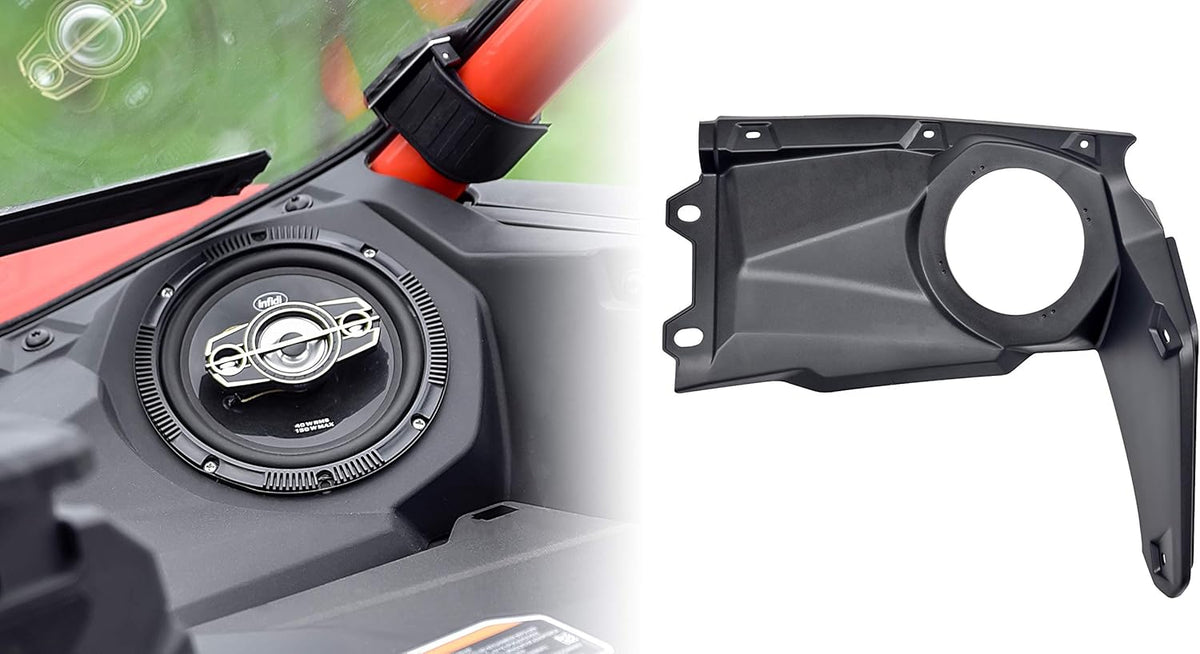 Front Dash Speaker Pods Enclosure Panels Mount Brackets Pack of 2 I71576