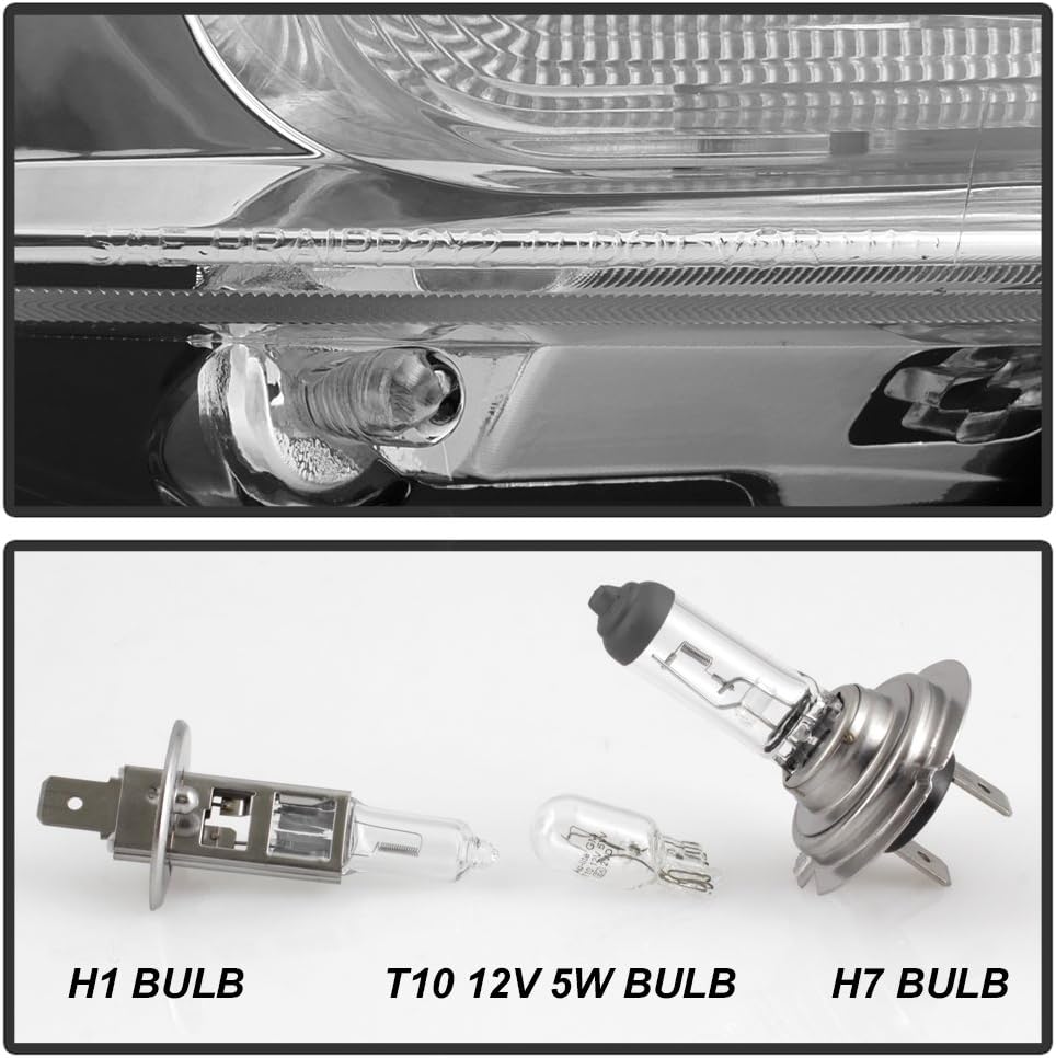 Chrome Projector Headlights Set L7259