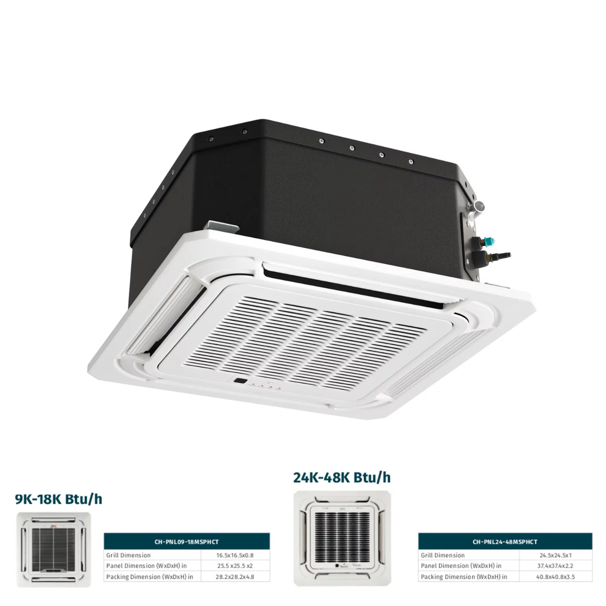 36000 BTU 230V Dual 2 Zone Mini Split Heat Pump Air Conditioner E16341
