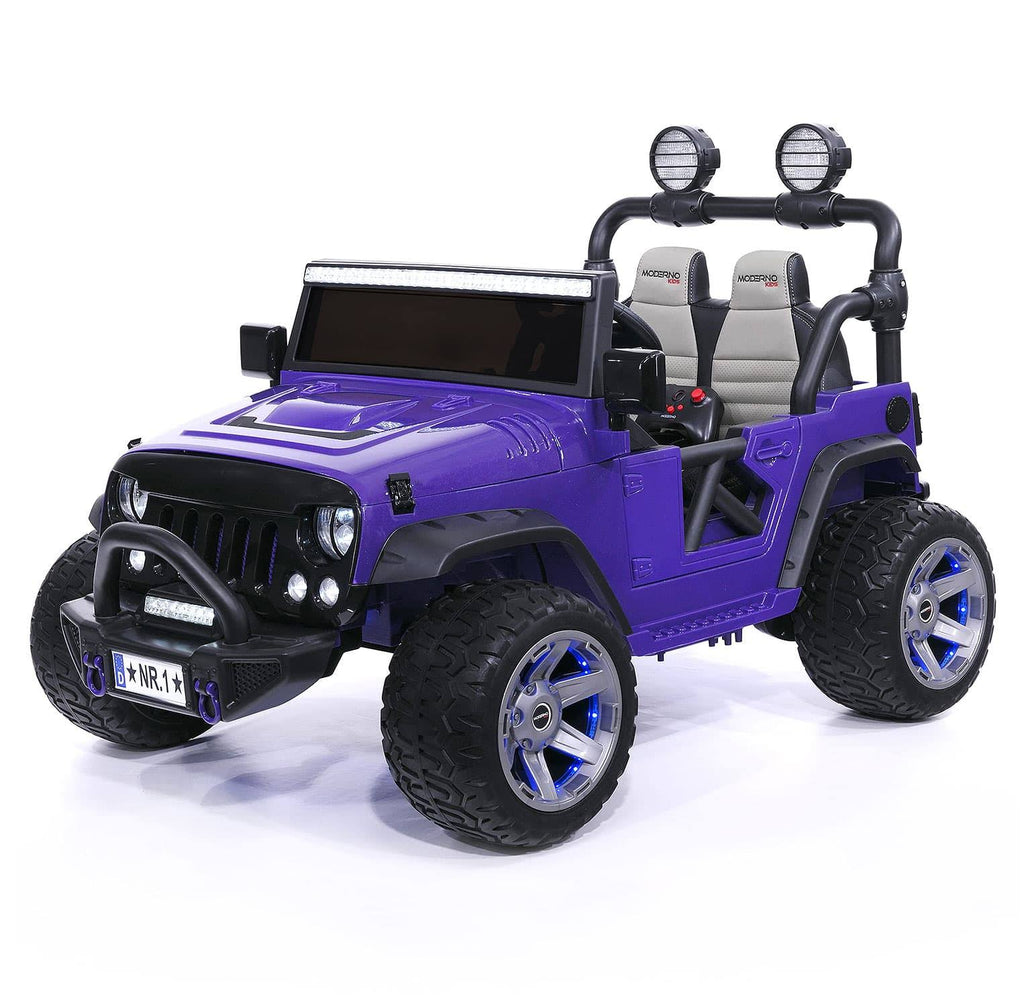 Purple 12V Kids Ride-On Car Truck with R/C Parental Remote I4009