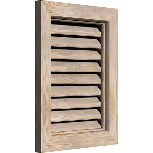 Unfinished Pine Gable Vent P92174