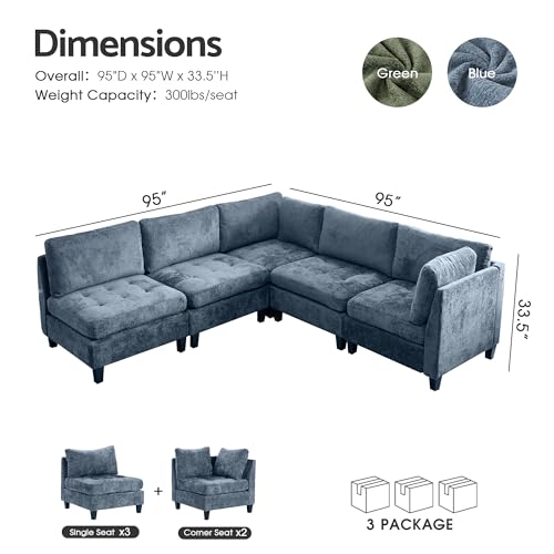 Oversized Modular Sectional Sofa X114