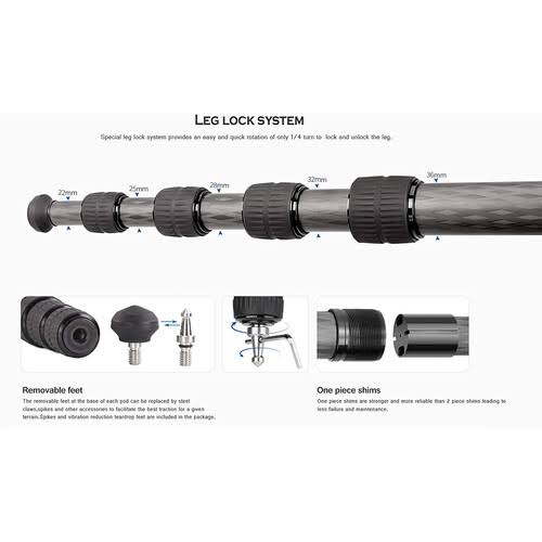 Carbon Fiber Monopod E748