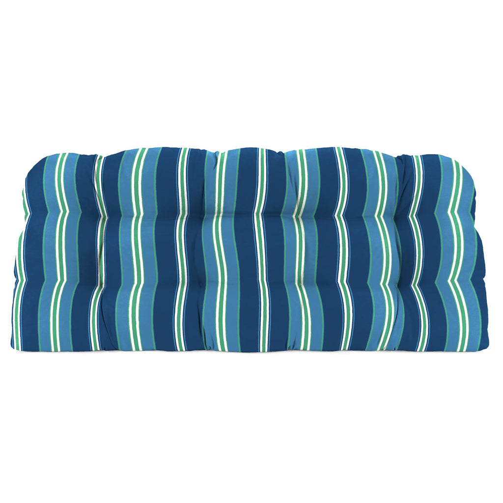 3-Piece Tufted Outdoor Cushion Set with Wicker Bench Cushion and 2 Wicker Seat Cushions N3105