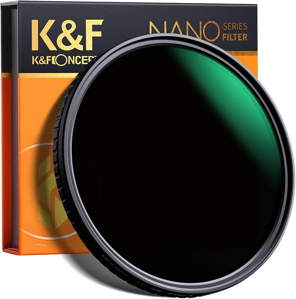 58mm Variable ND Filter ND8-ND128 (3-7 Stop) VND Filter Pack of 2 W9187