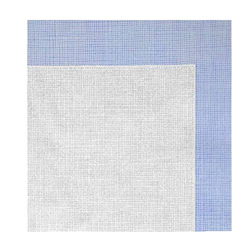 White with Blue Threads Disposable Napkins 16x16 Inches 600 Count R9878