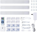 Wired LED Under Cabinet Light Kit with Remote Control 3 Bars J679644