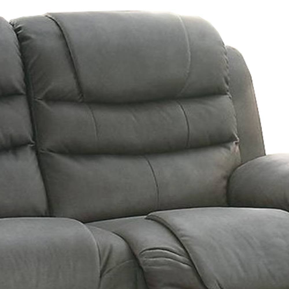 Grey Reclining Love Seat I999547