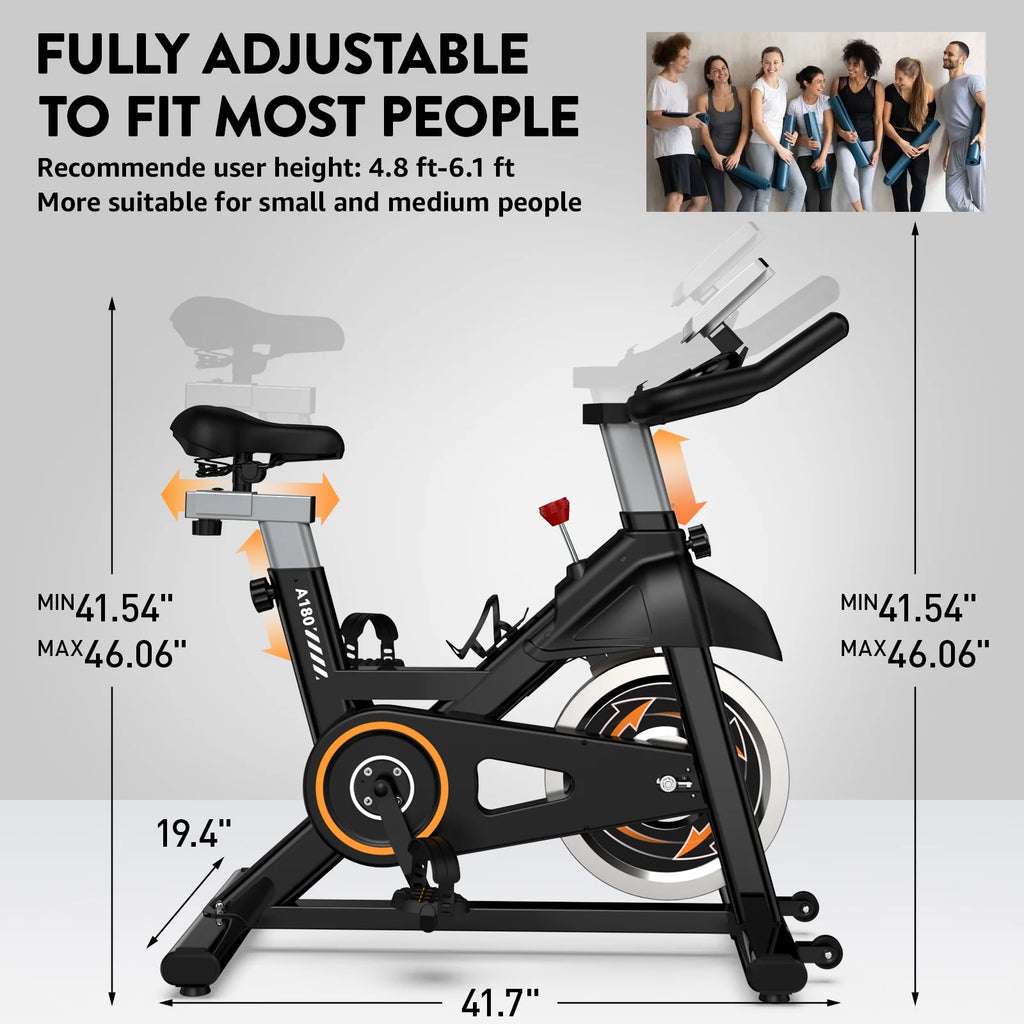 Indoor Cycling Exercise Bike 35 Lbs Flywheel K9965