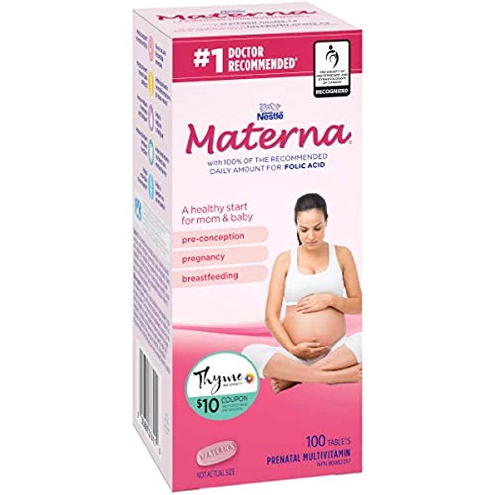 Prenatal Postpartum Vitamin & Mineral Supplement 100 Tablets V7094