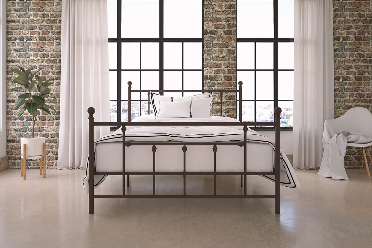 Twin Size Metal Canopy Bed Frame R409