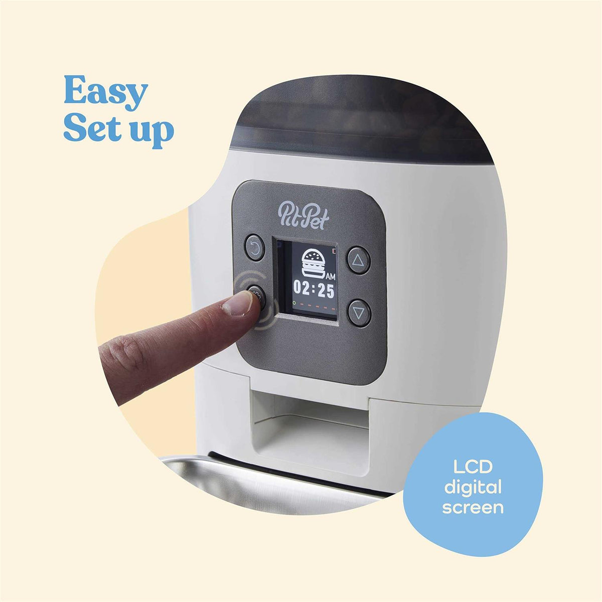 6-L Automatic Cat Feeder with LCD Screen L9325